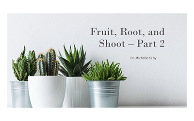 Fruit, ROOT, and Shoot!  Part 2